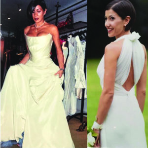 Sell the bride her the perfect white wedding dress…
